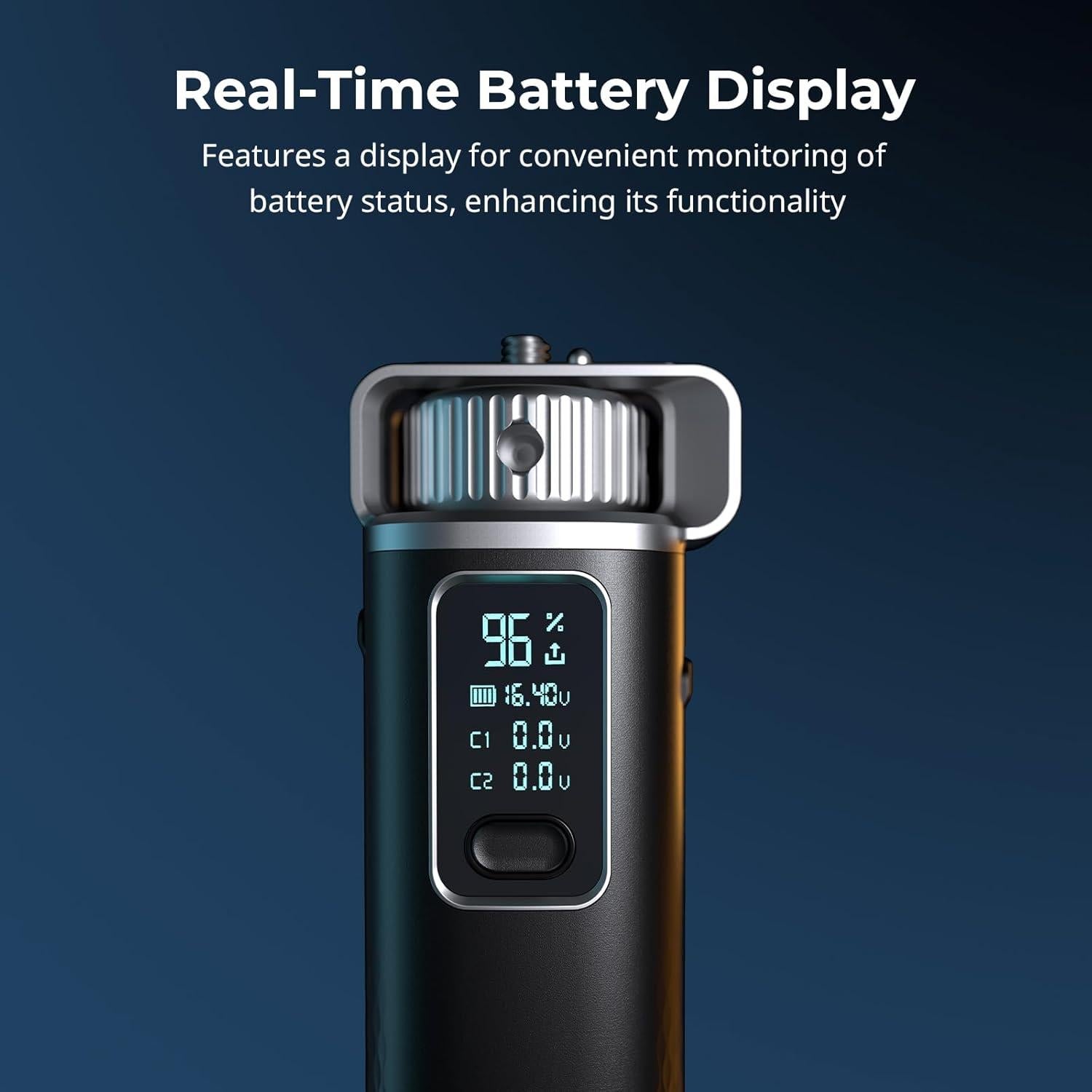 Empuñadura de Batería SMALLRIG 99Wh 6800mAh Carga Rápida USB-C