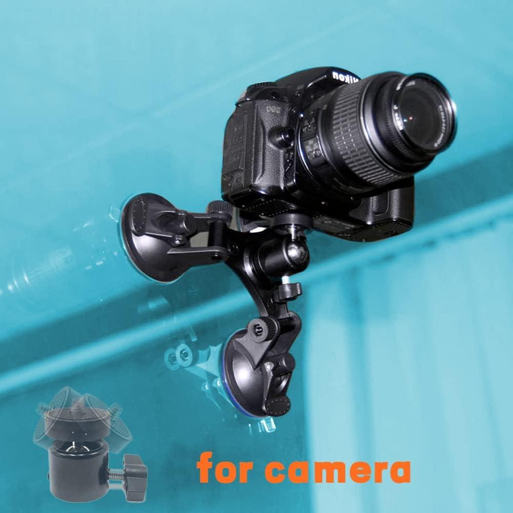 Soporte de Ventosa Triple para Cámara de Acción Lekullna 360°