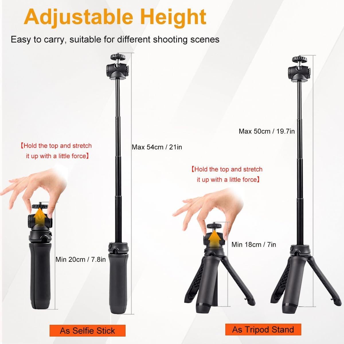 Trípode Mini Extensible Chaobo para DJI Osmo Pocket 3 y GoPro