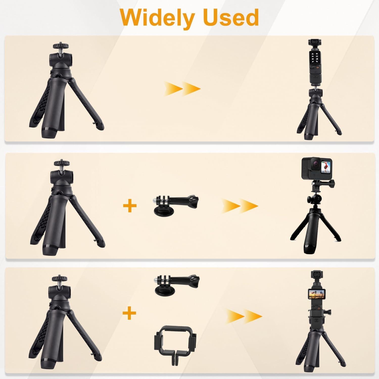 Trípode Mini Extensible Chaobo para DJI Osmo Pocket 3 y GoPro