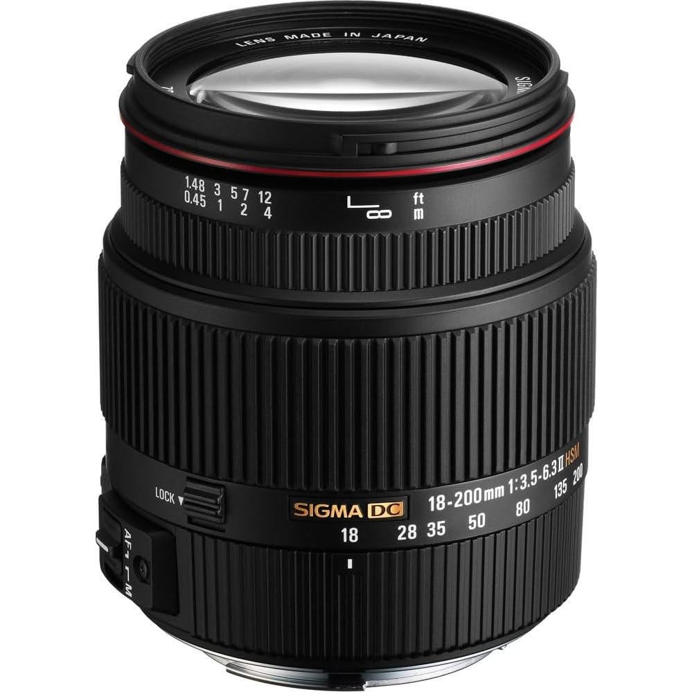 Lente Sigma 18-200mm F3.5-6.3 II DC OS HSM para Sony APS-C