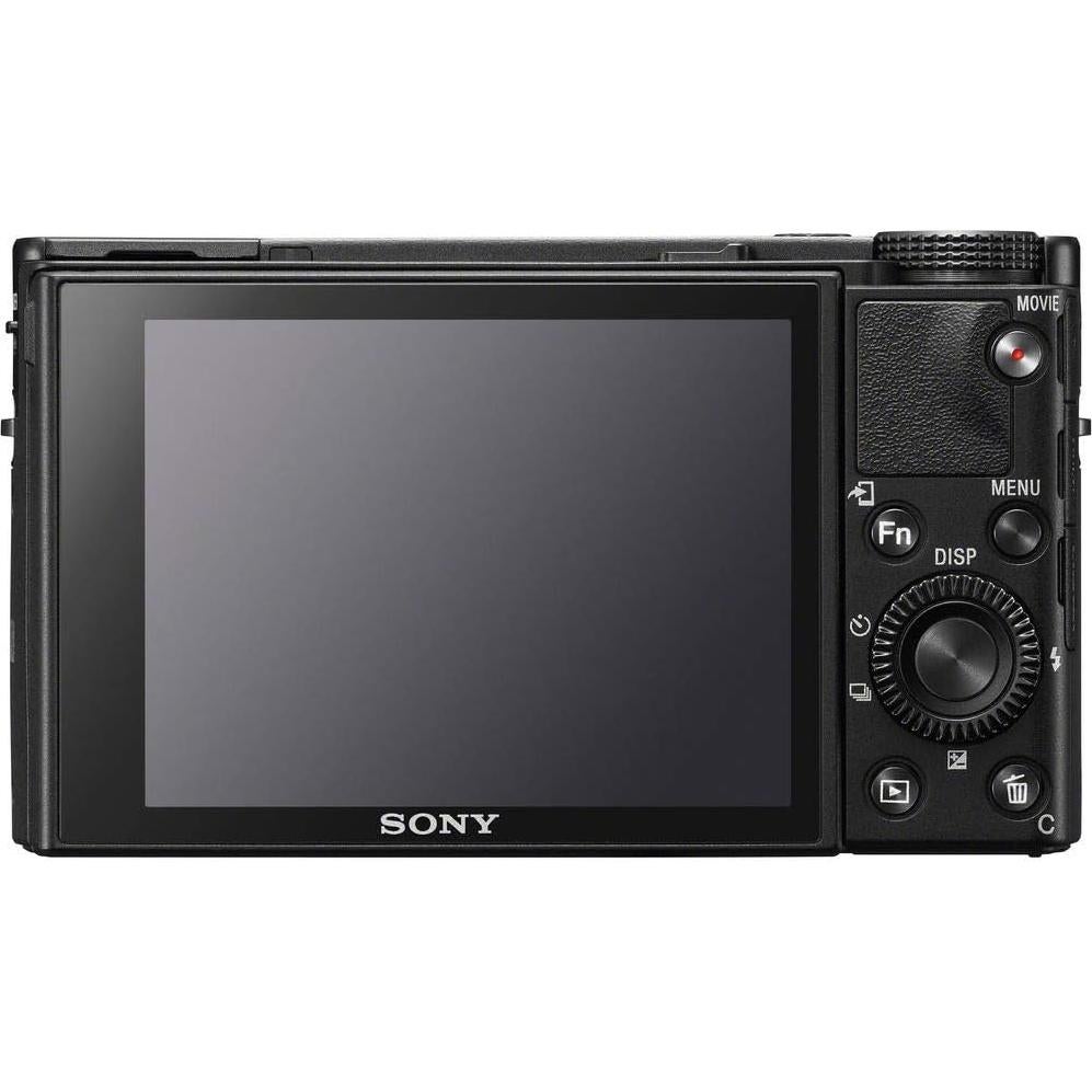 Cyber-Shot RX100 VII RX100M7 Premium Compact Camera DSC-RX100M7 Enhanced Bundle with Triple 3X Battery Pack + 64GB Memory Card + Deco Gear Travel Case Accessory Kit & Photo Video Software