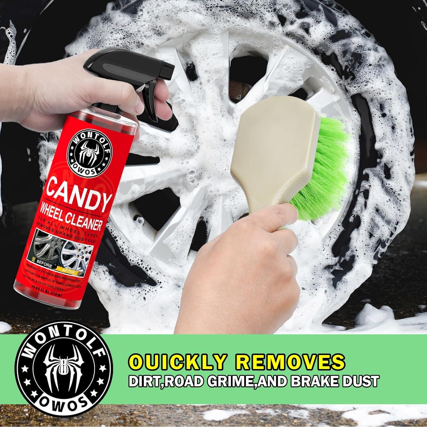 Kit de Lavado de Autos Wontolf - Jabón, Limpiador y Cepillo