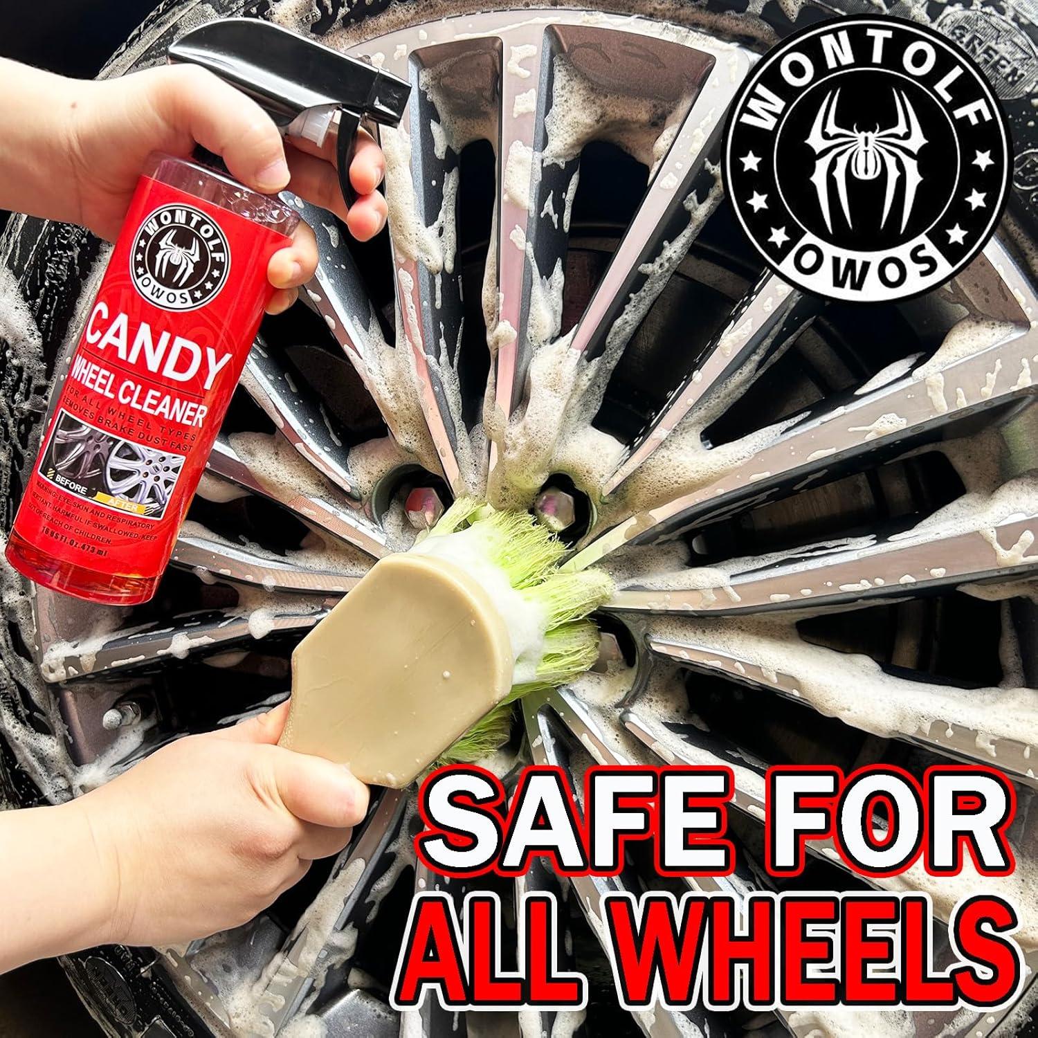 Kit de Lavado de Autos Wontolf - Jabón, Limpiador y Cepillo