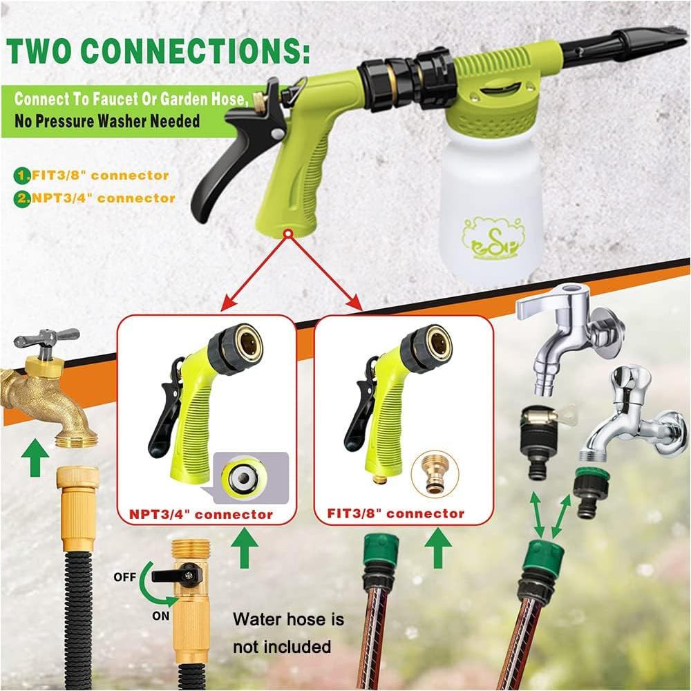 Pistola de Espuma para Lavado de Autos ESP PERCEPCIÓN 0.82kg