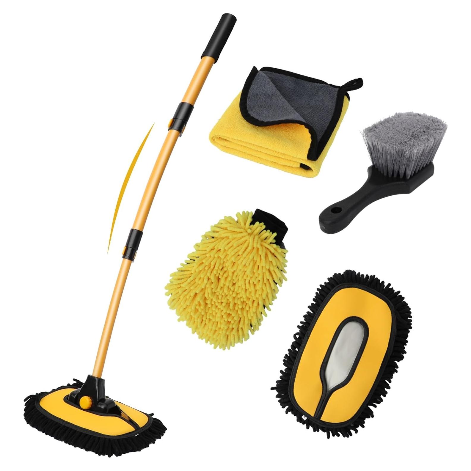 Cepillo de Lavado de Autos DEPOTA con Mango Telescópico 1.22 kg