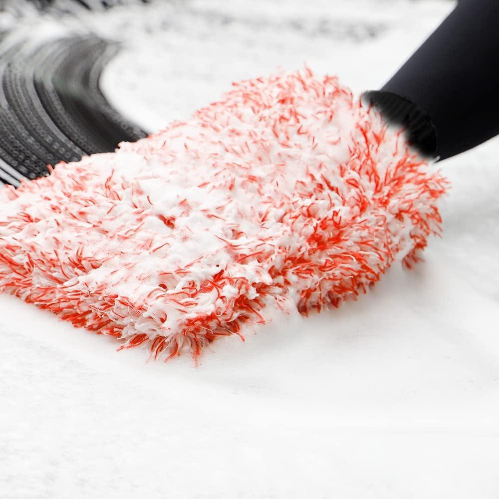 Guantes de Microfibra para Lavado de Autos SPTA 3 Pcs