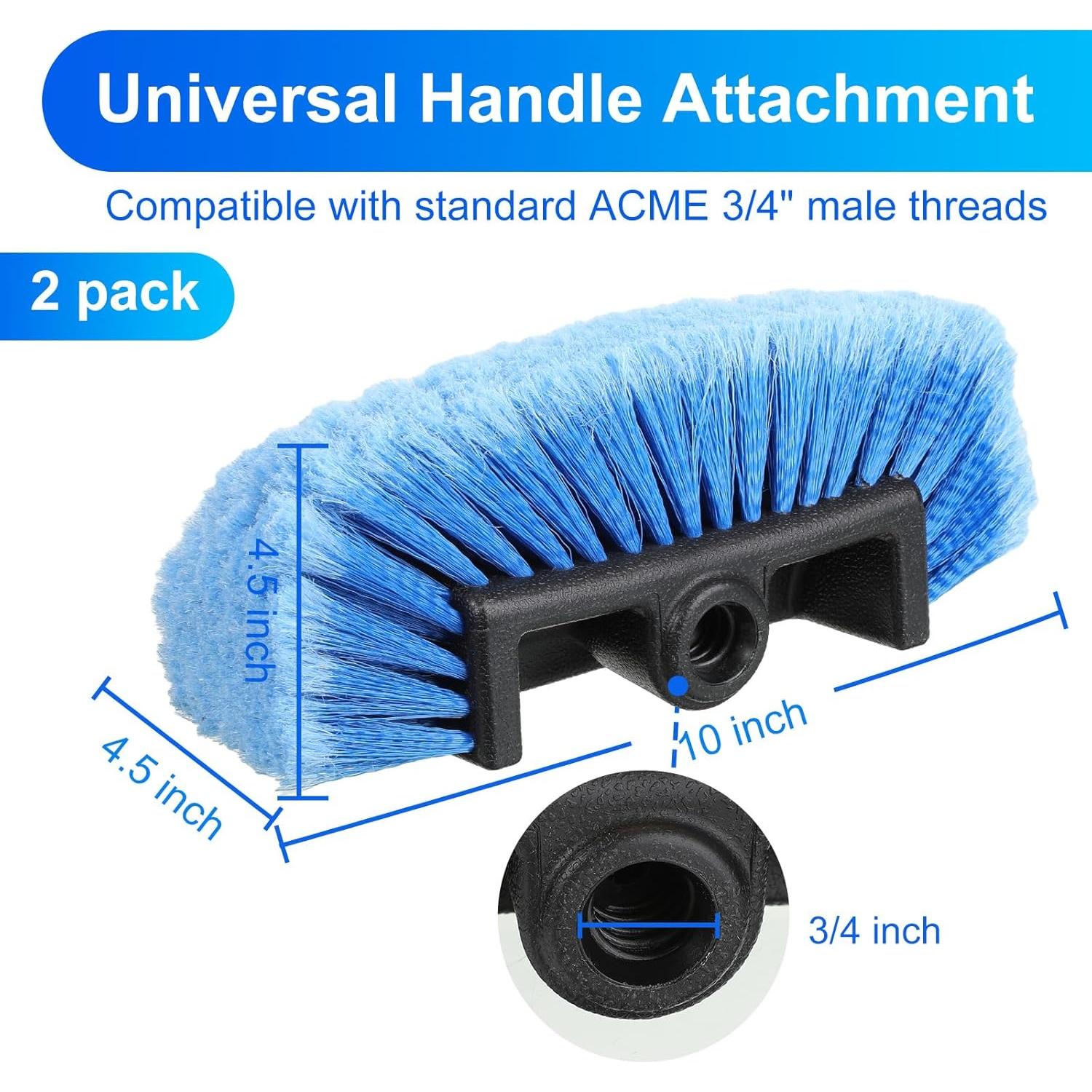 Cabezal de Cepillo de Lavado de Auto Tanlade 25.4 cm Azul - 2 Pcs