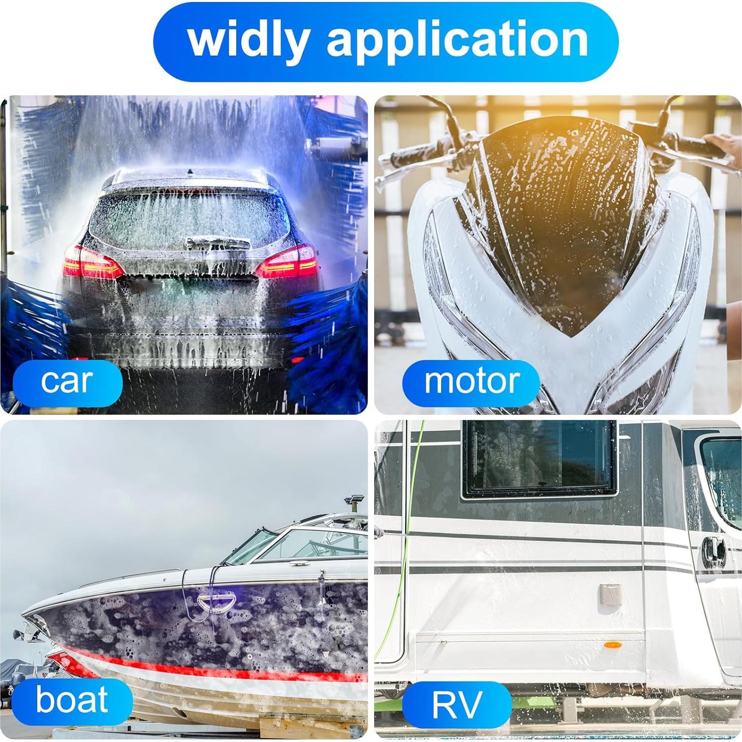 Cabezal de Cepillo de Lavado de Auto Tanlade 25.4 cm Azul - 2 Pcs