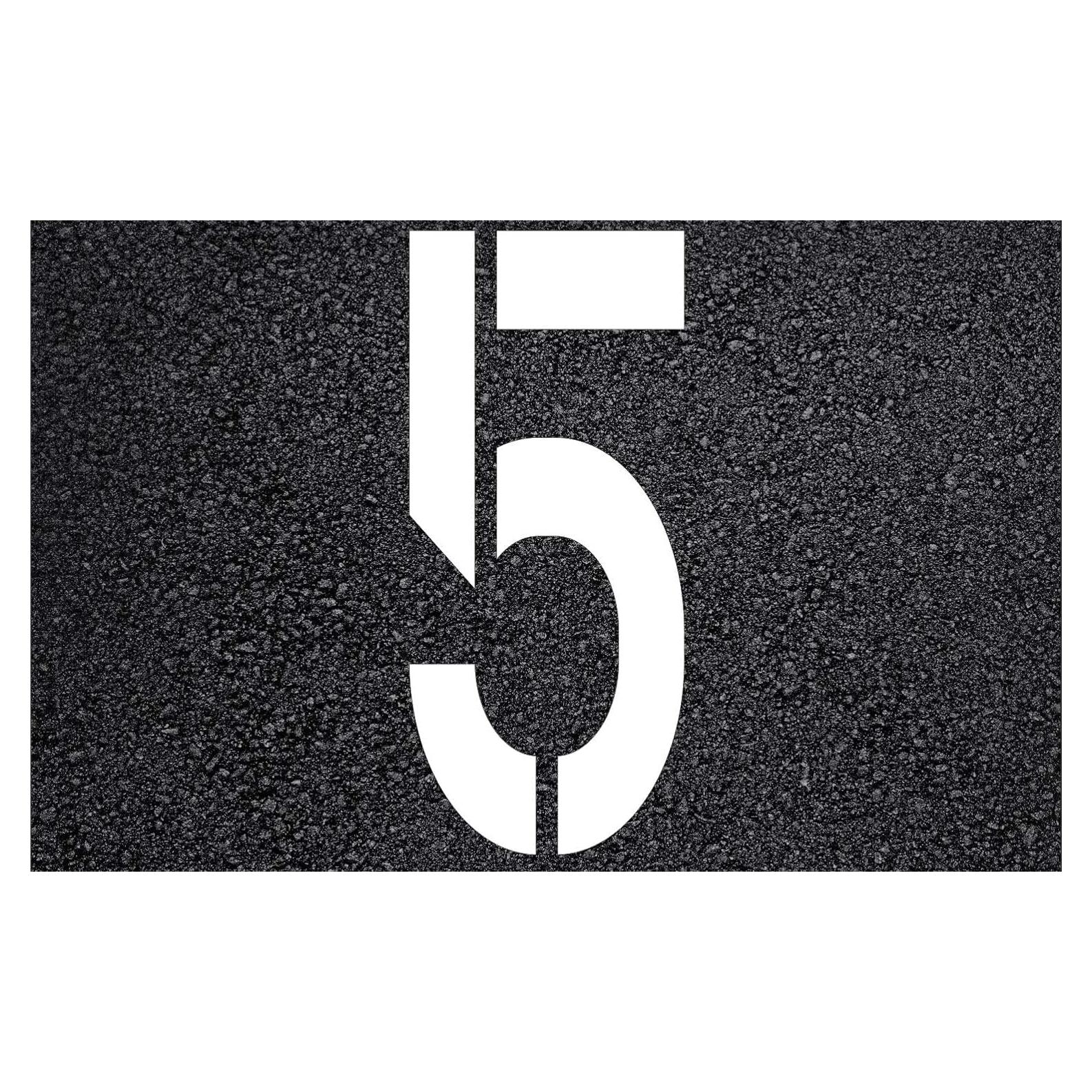 Plantilla Numérica 0-9 Reutilizable 91.4x40.6cm Marketing Holders