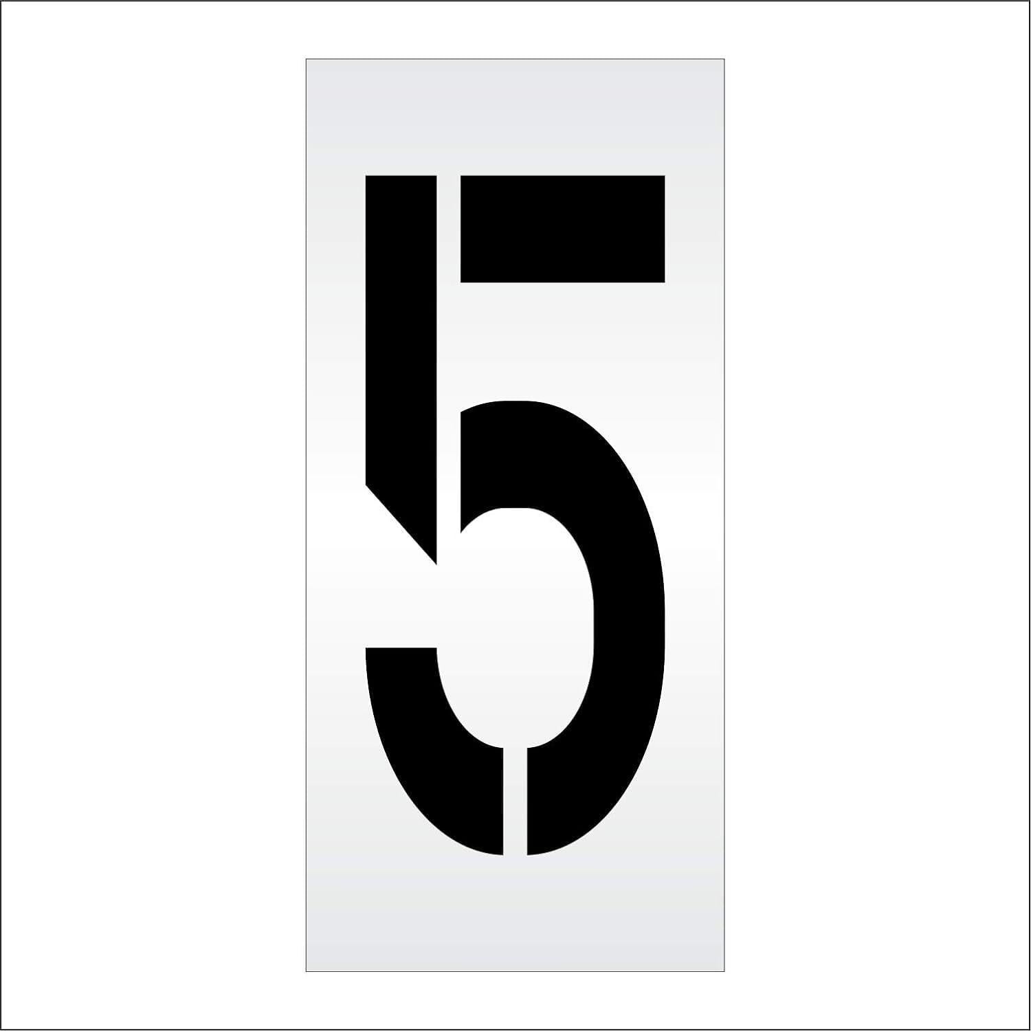 Plantilla Numérica 0-9 Reutilizable 91.4x40.6cm Marketing Holders