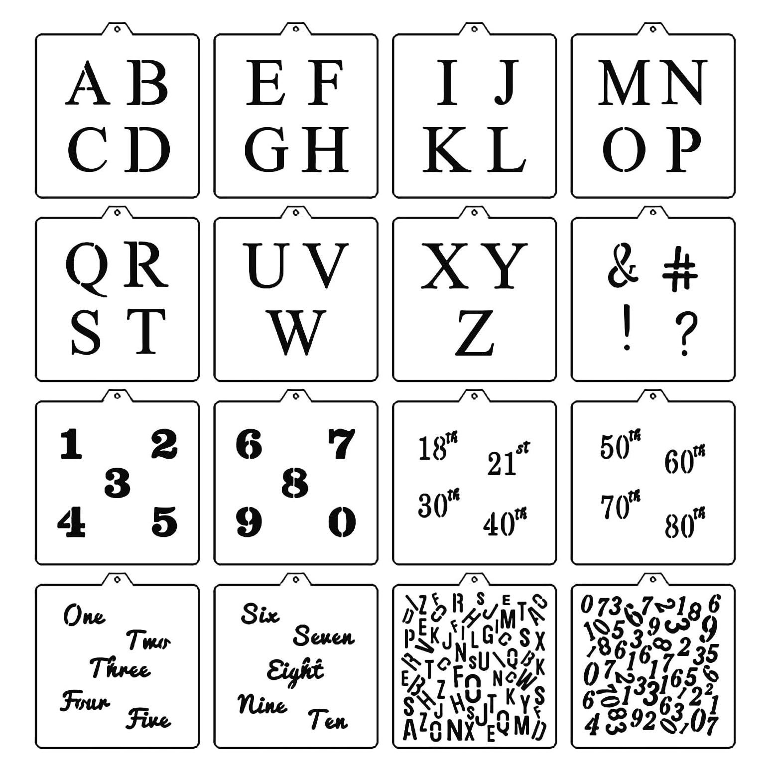 16 Plantillas de Hornear NEGEMEL para Galletas y Pasteles