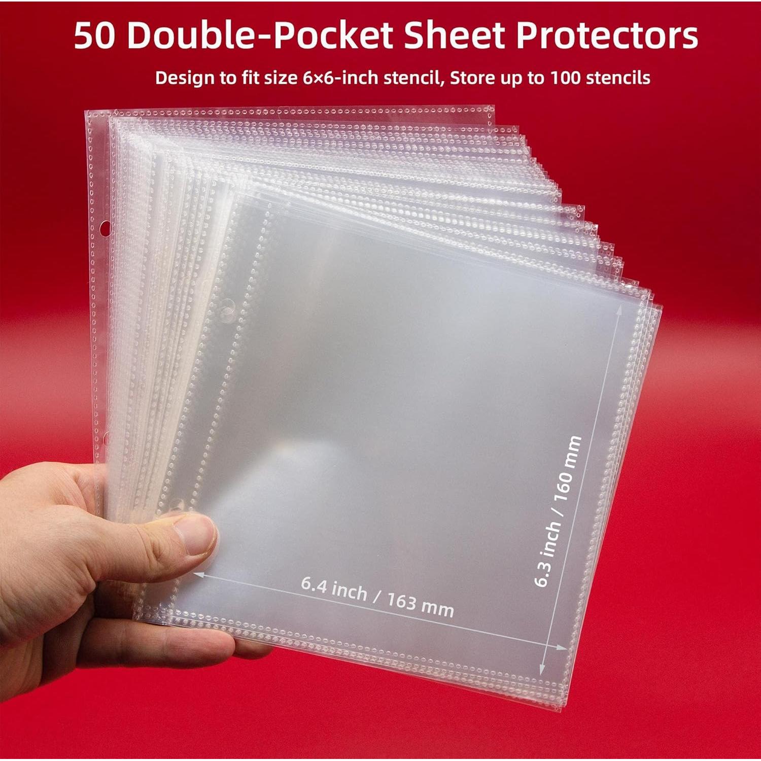 Carpeta de Almacenamiento Neglex para Plantillas 50 Hojas 15.24cm