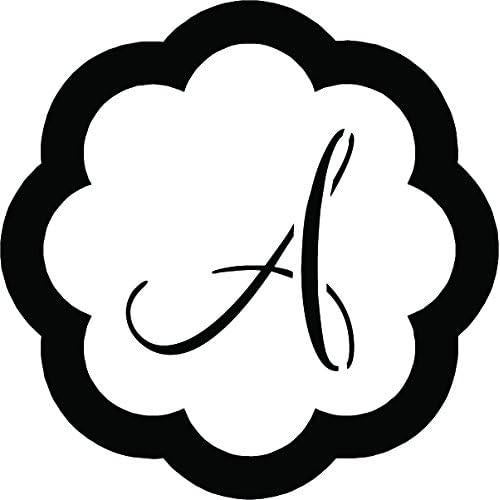 Juego de Plantillas de Monograma Mini Designer Stencils 2.54 cm