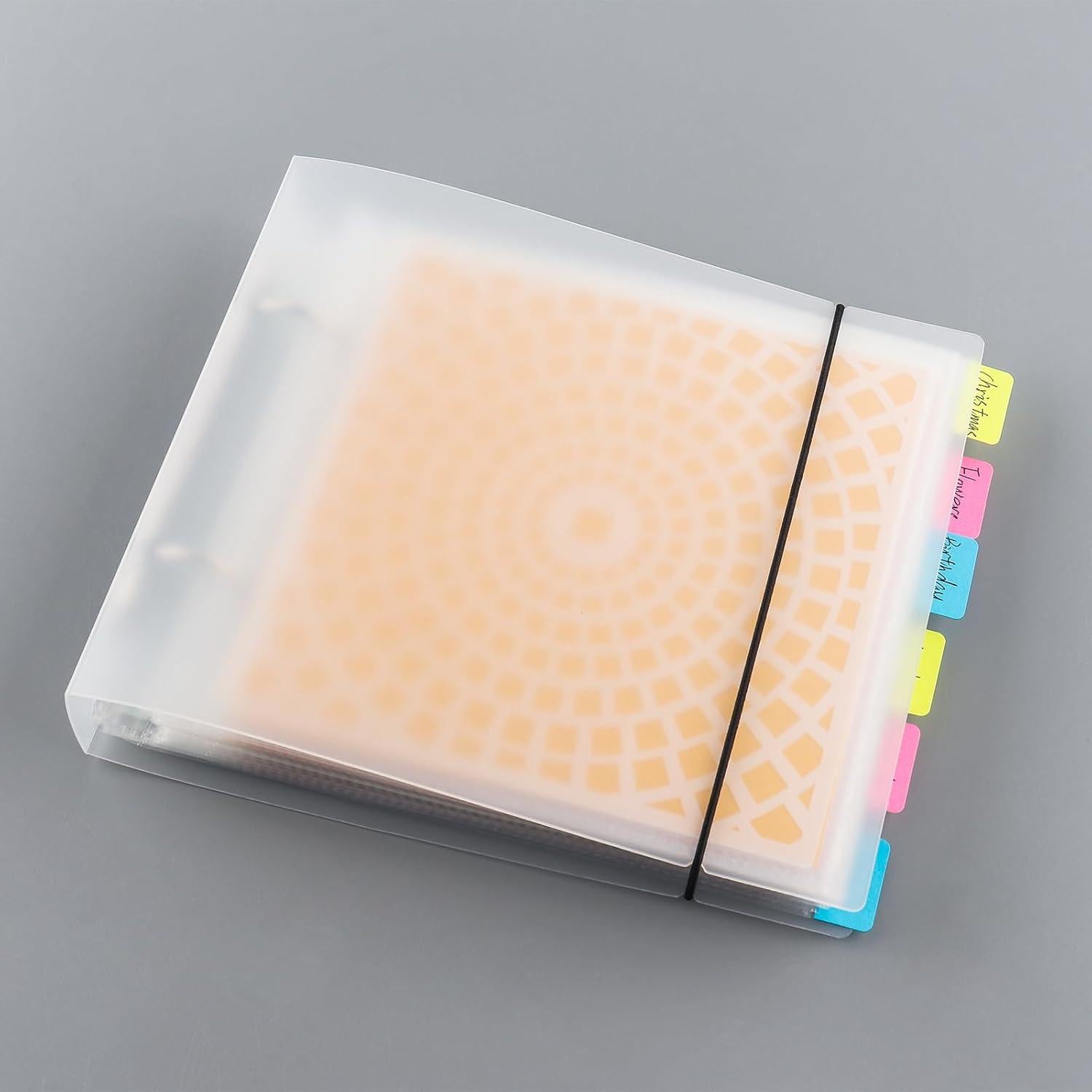 Carpeta de Almacenamiento de Plantillas Briartw 17.5x20cm 50 Páginas