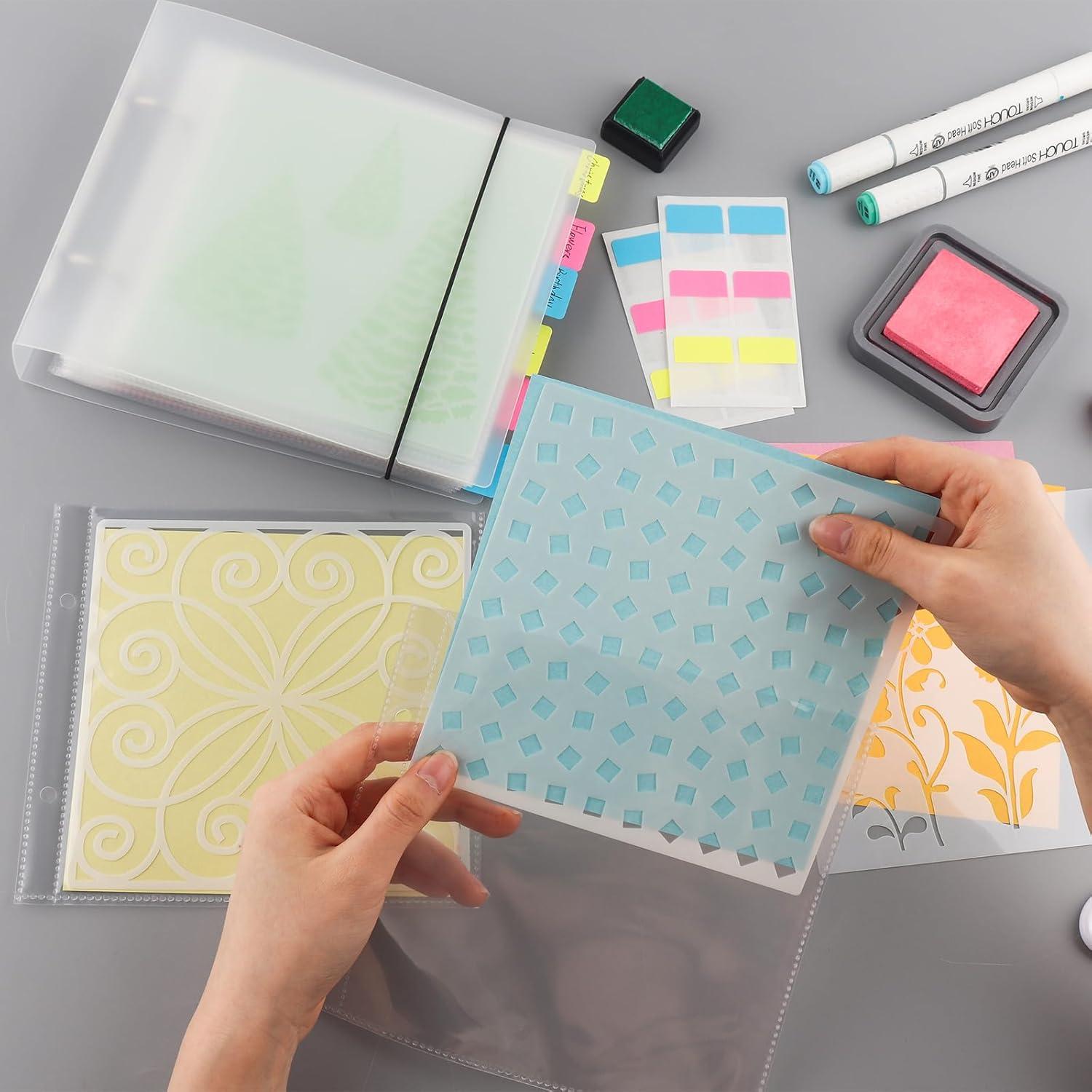 Carpeta de Almacenamiento de Plantillas Briartw 17.5x20cm 50 Páginas