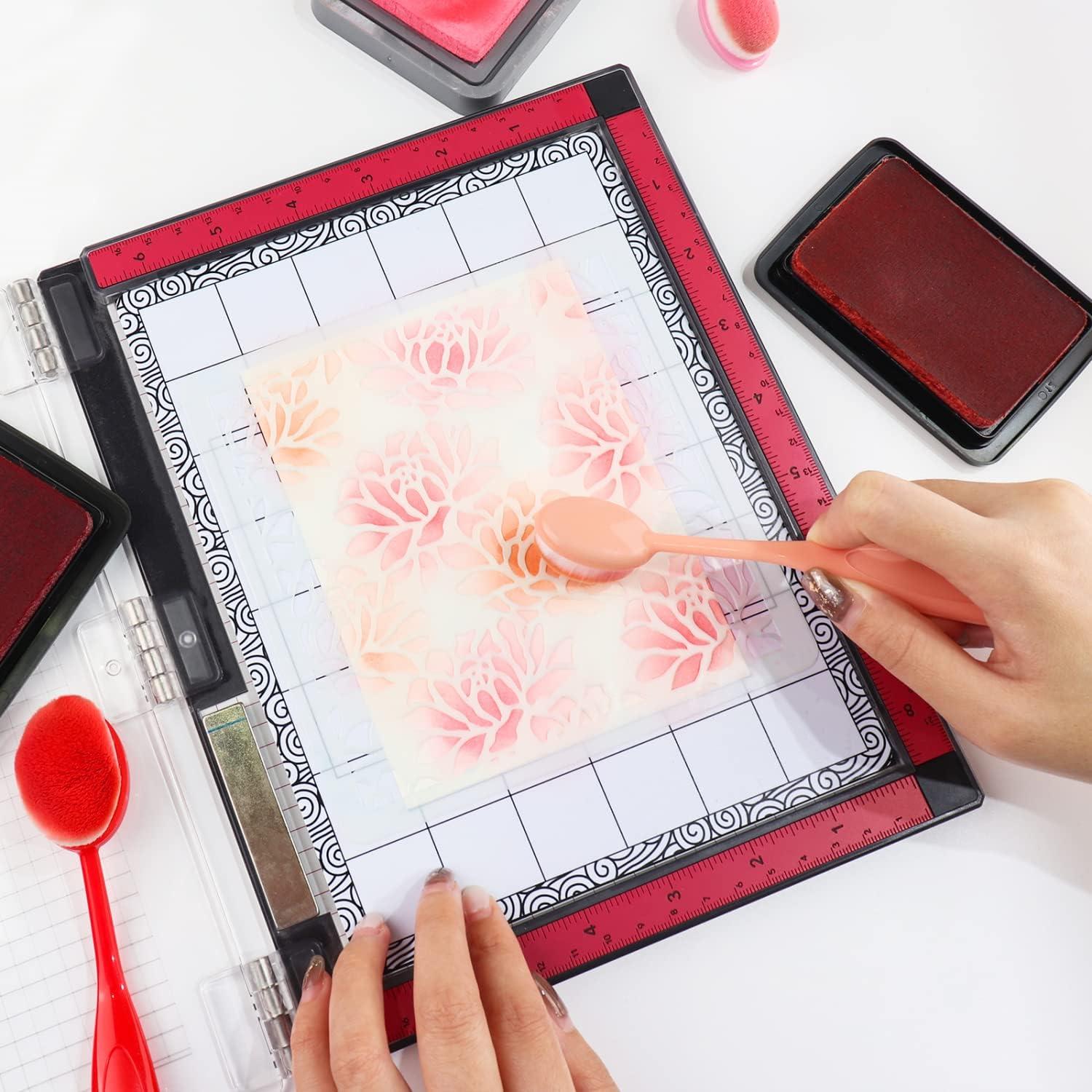 Juego de 5 Mat de Pegado y Sello BAOFALI 2 Tamaños Multiuso