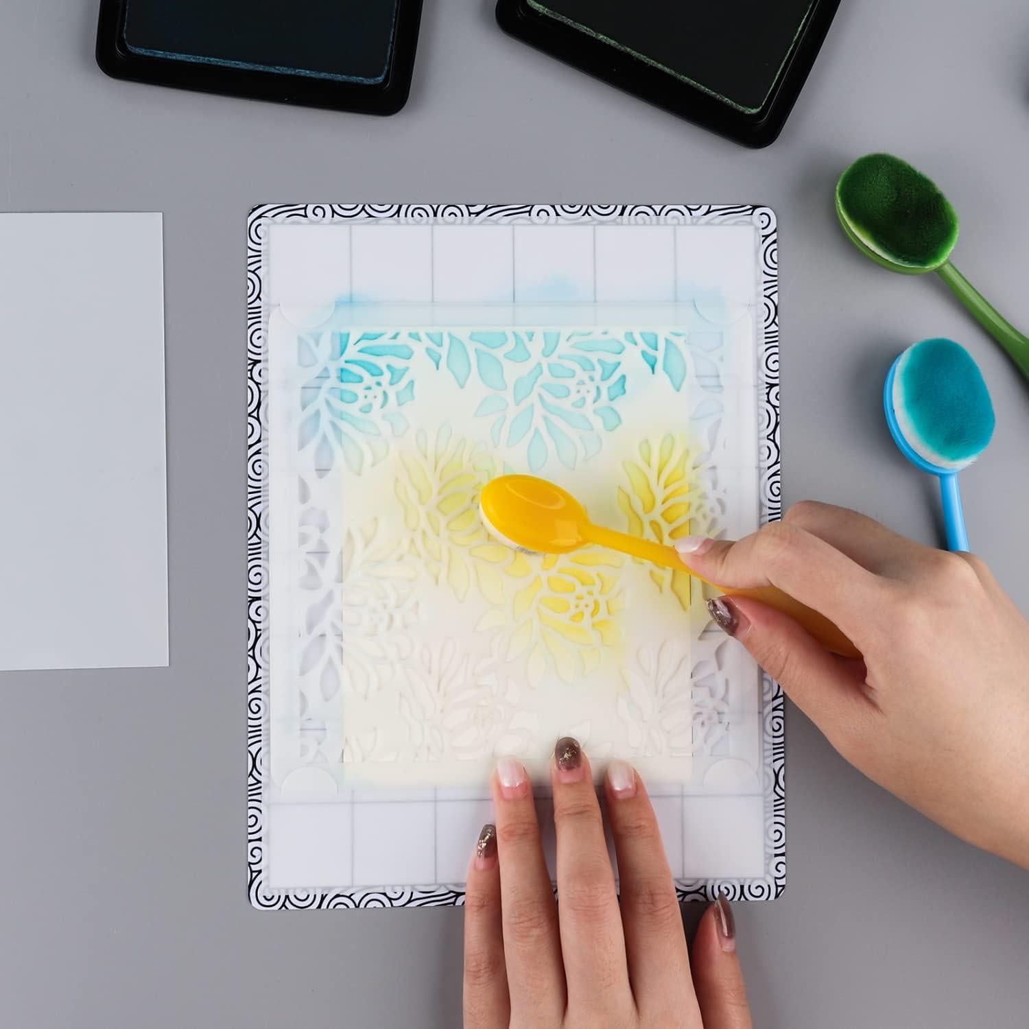 Juego de 4 Almohadillas de Pegado y Sello BAOFALI 16.5x21.6cm