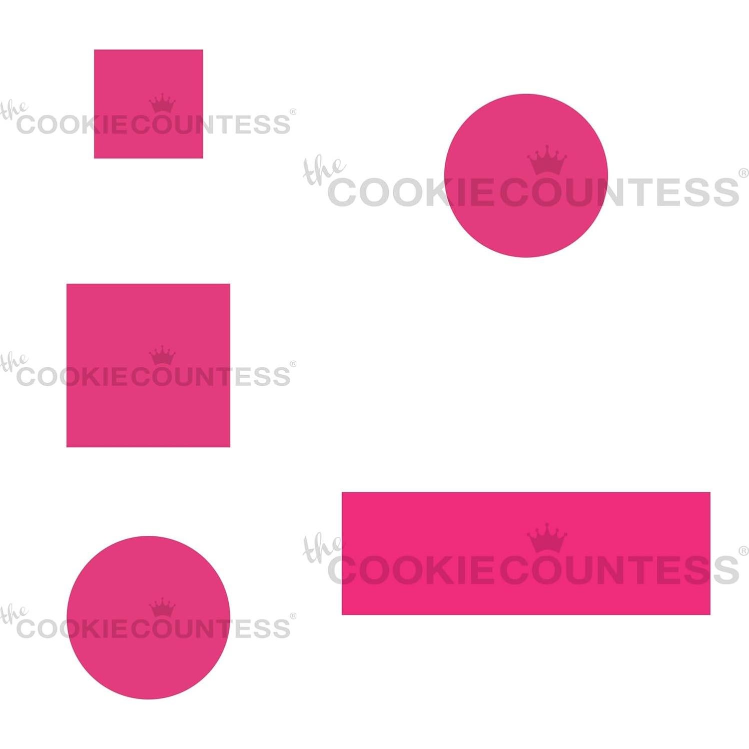 Juego de Adaptadores de Plantillas 10 Piezas The Cookie Countess