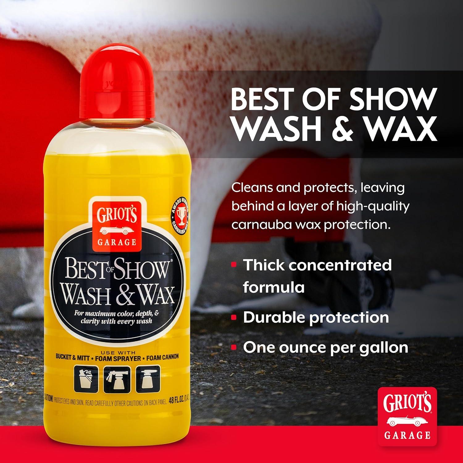 Lavado y Cera Best of Show Griot's Garage 1.42L - Brillo y Protección