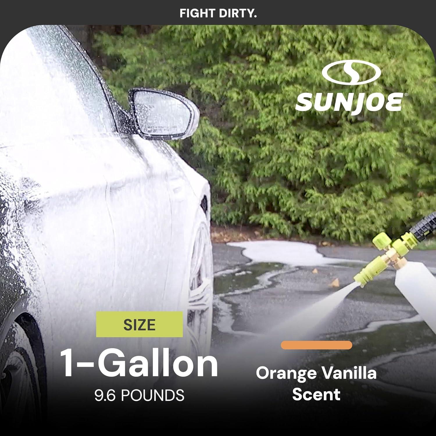 Jabón Limpiador de Espuma de Nieve Sun Joe Naranja-Vainilla 3.99kg