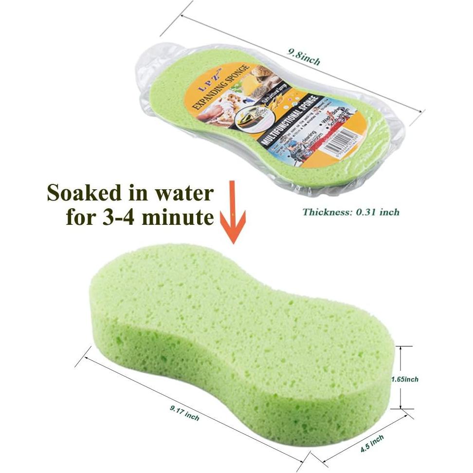 Paquete de 20 Esponjas de Lavado Huvai Multicolor Reutilizables