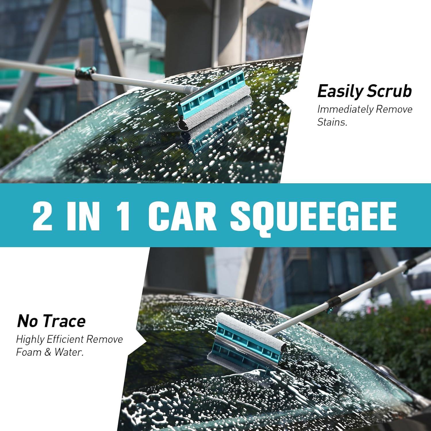 Kit de Limpieza de Autos TelesPro 3.66m con Cepillo Suave