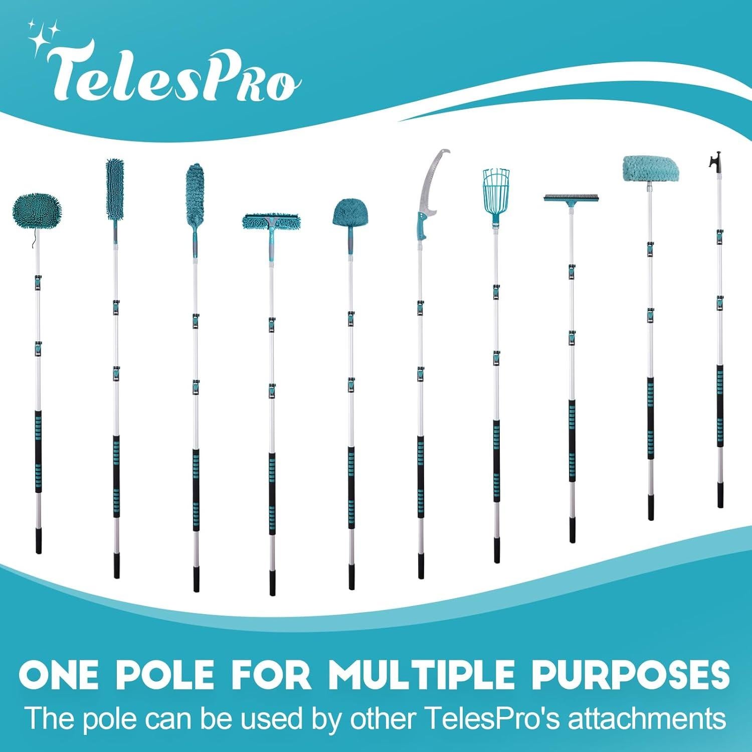 Kit de Limpieza de Autos TelesPro 3.66m con Cepillo Suave