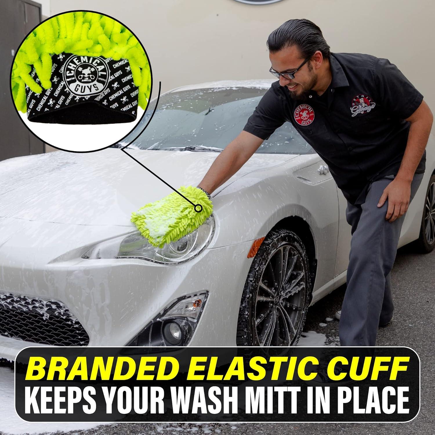 Mitón de Lavado Microfibra Chenille Chemical Guys MIC493 24.4x6.9cm
