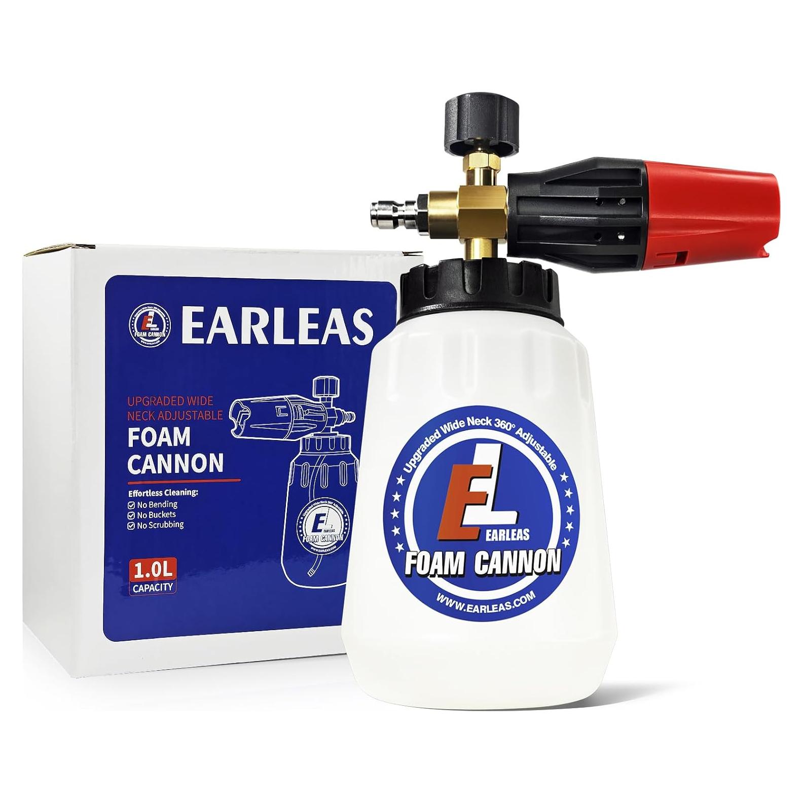 Cañón de Espuma EARLEAS 1L con Conector Rápido 1/4"