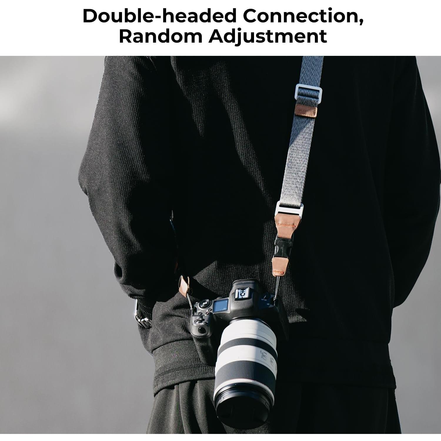 Correa de Cuello K&F Concept 32mm Ajustable para Cámara DSLR