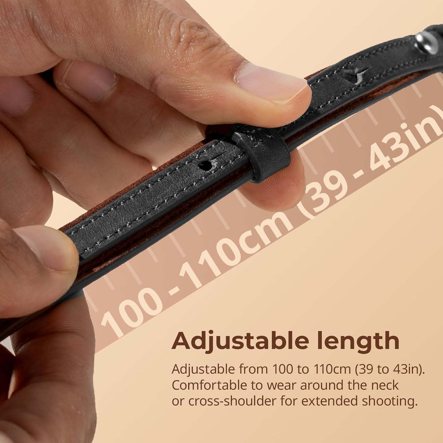 Correa de Cuero Universal SmallRig para Cámara DSLR 100-110cm