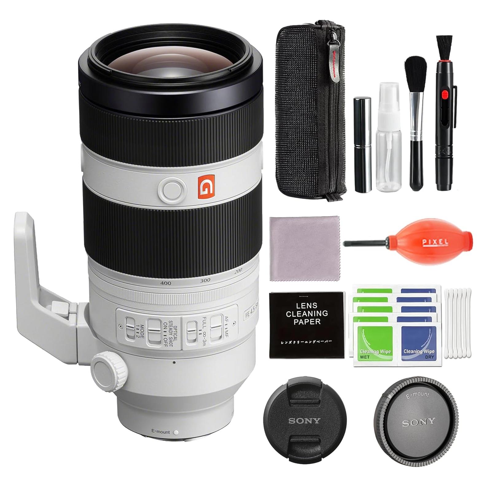 Lente Sony FE 100-400mm F4.5-5.6 GM OSS + Kit de Limpieza