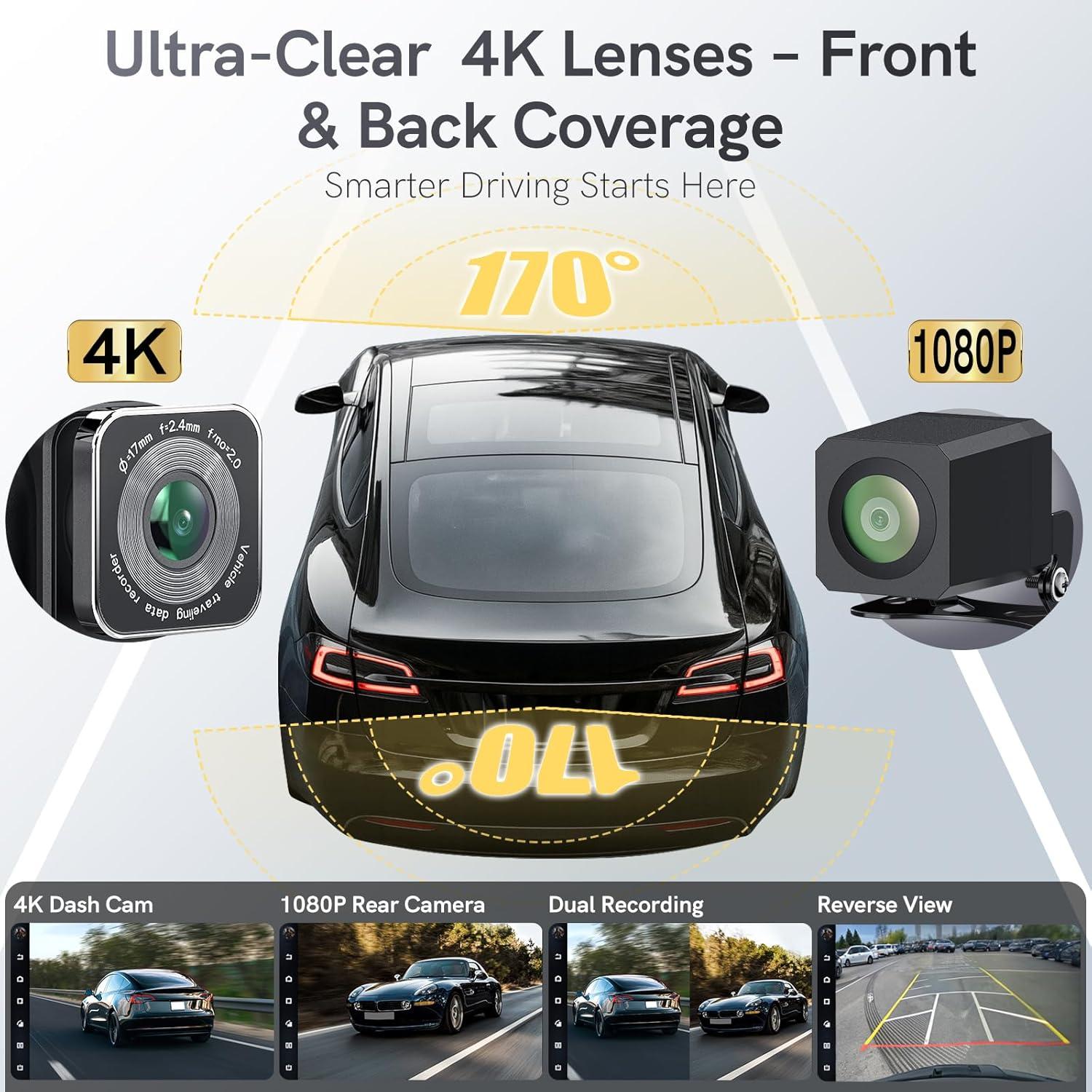 Pantalla Portátil CarPlay COOCOM 9" Táctil 4K GPS Bluetooth