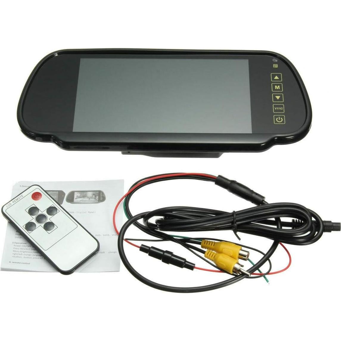 Monitor Espejo Retrovisor PONPY 7" LCD TFT 800x480