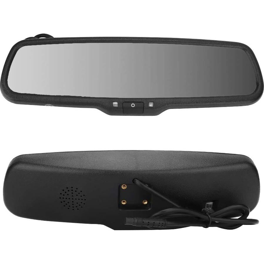 Espejo Retrovisor Diydeg 4.3" con Monitor y Atenuación Automática