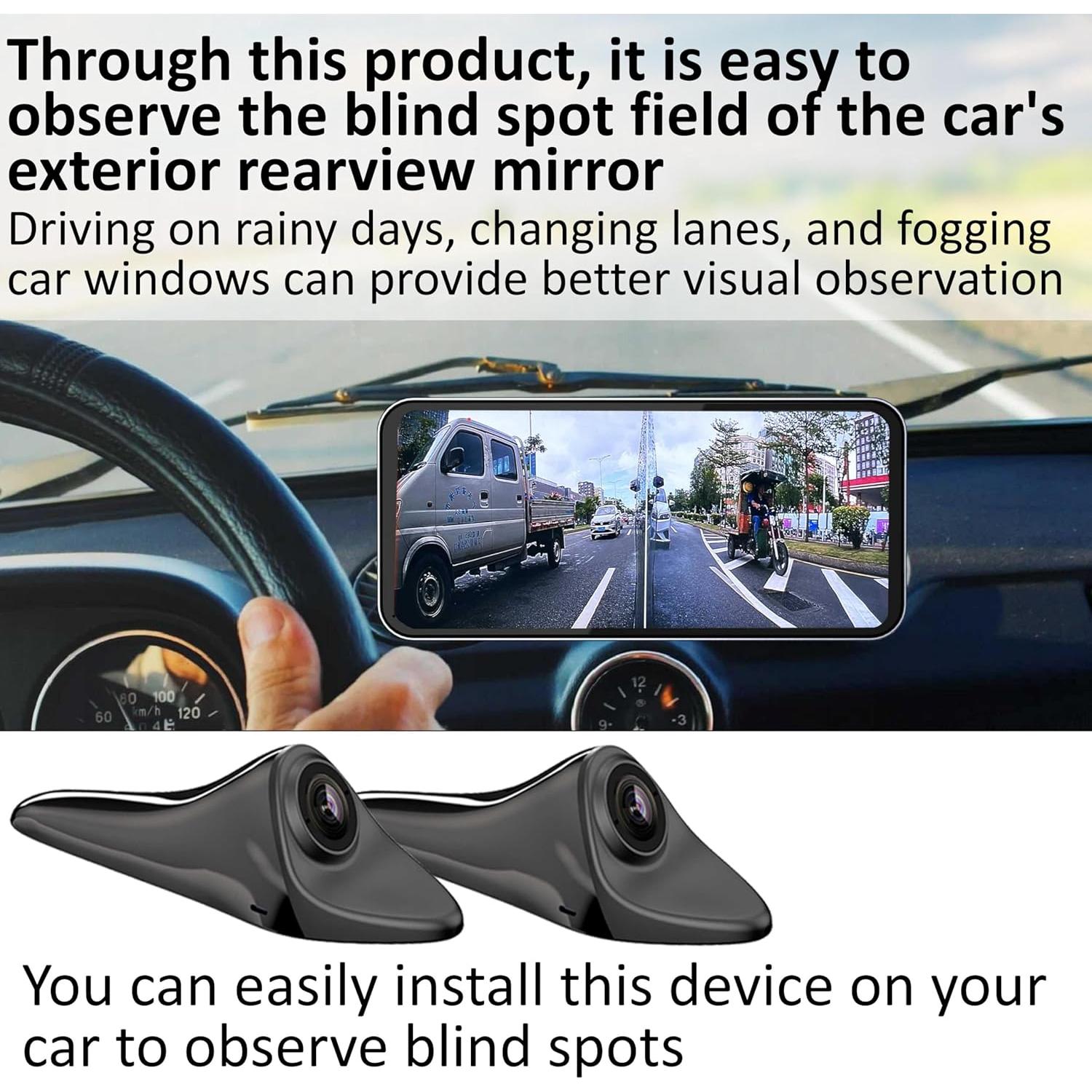 Sistema de Cámara de Punto Ciego GRLATG A65 con Pantalla HD