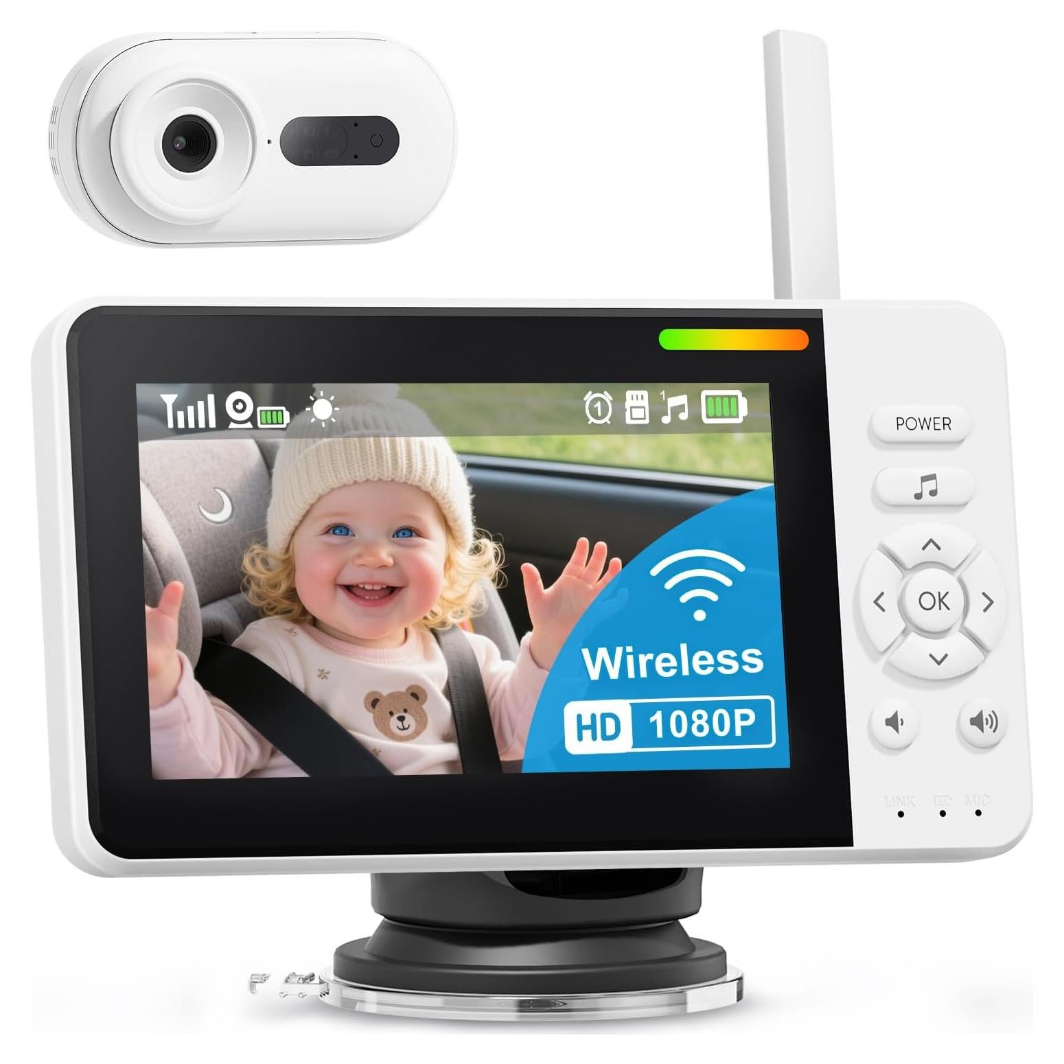 Cámara de Auto Inalámbrica TinyShield HD 1080P con Zoom 4X