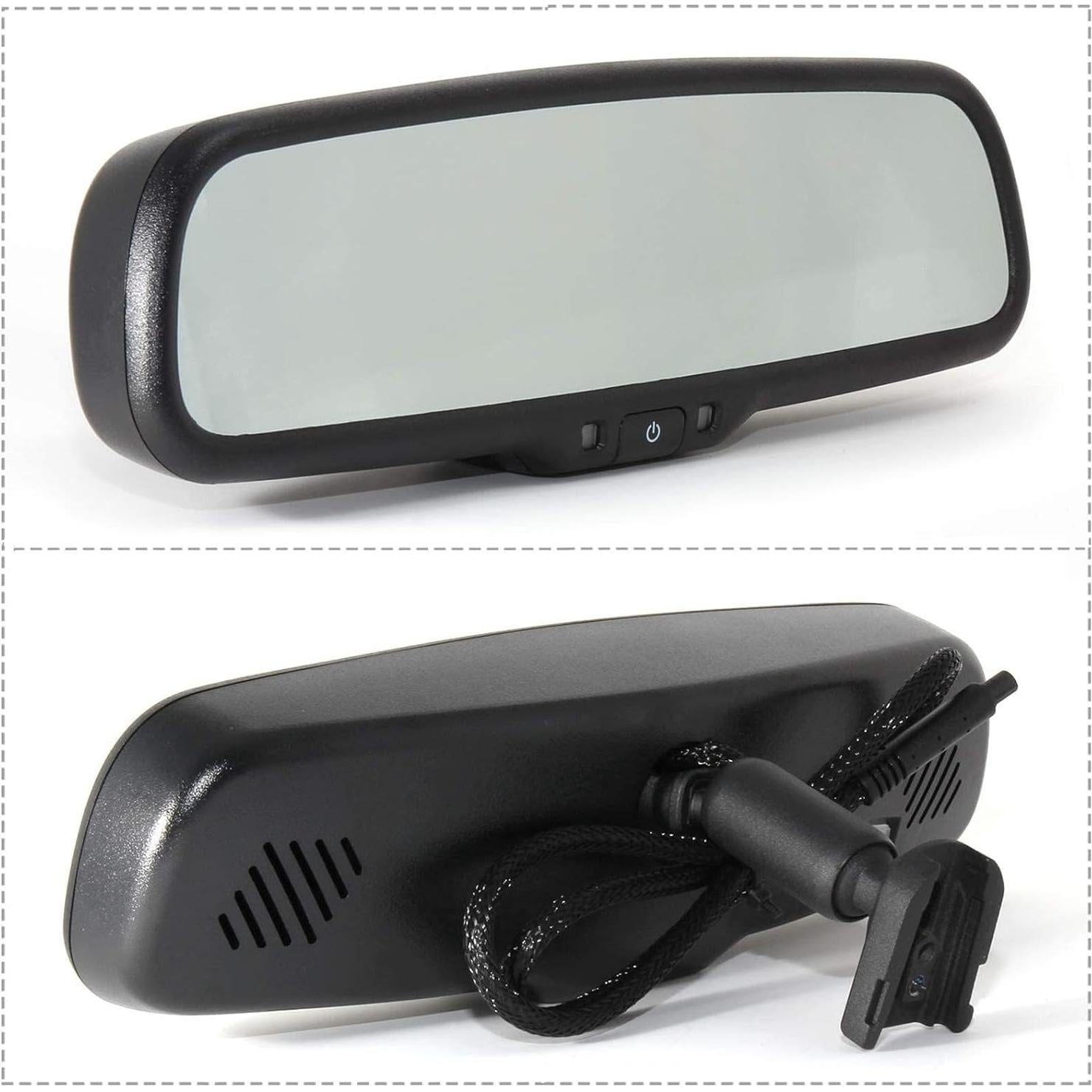 Espejo Retrovisor EWAY 4.3" LCD con Dimming Automático y Soporte