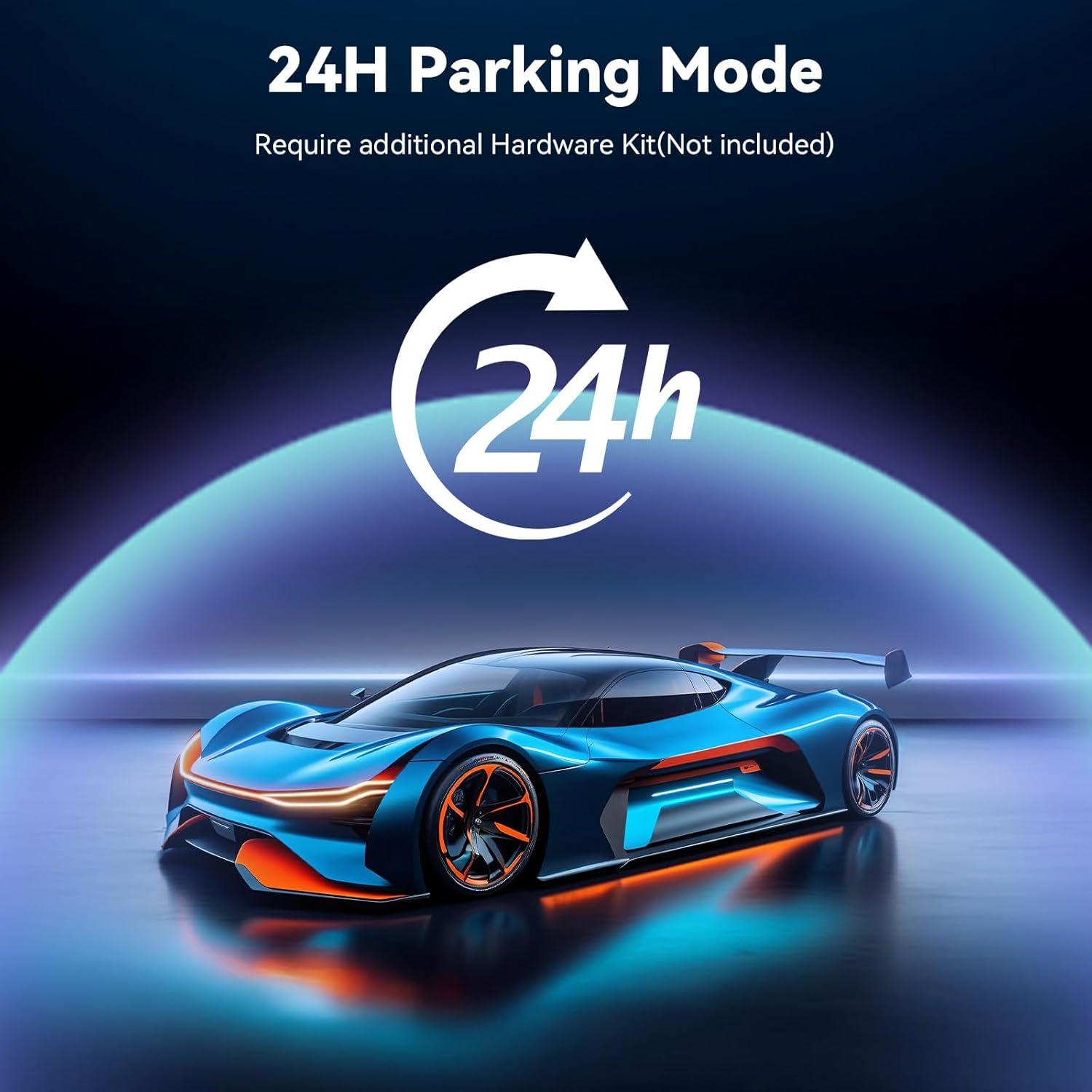 Cámara de Salpicadero Zomolither 9.66" IPS 1080P con Visión Nocturna