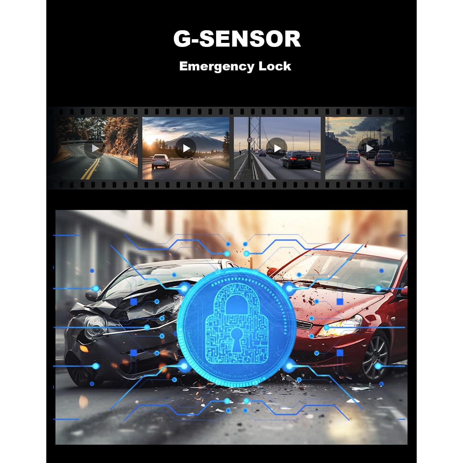 Cámara de Espejo YKT H9-2 4K con Pantalla Táctil 10" y GPS