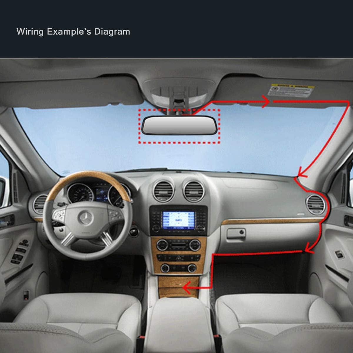 Espejo Retrovisor con Monitor 4.3" EKYLIN para Auto 12V-24V