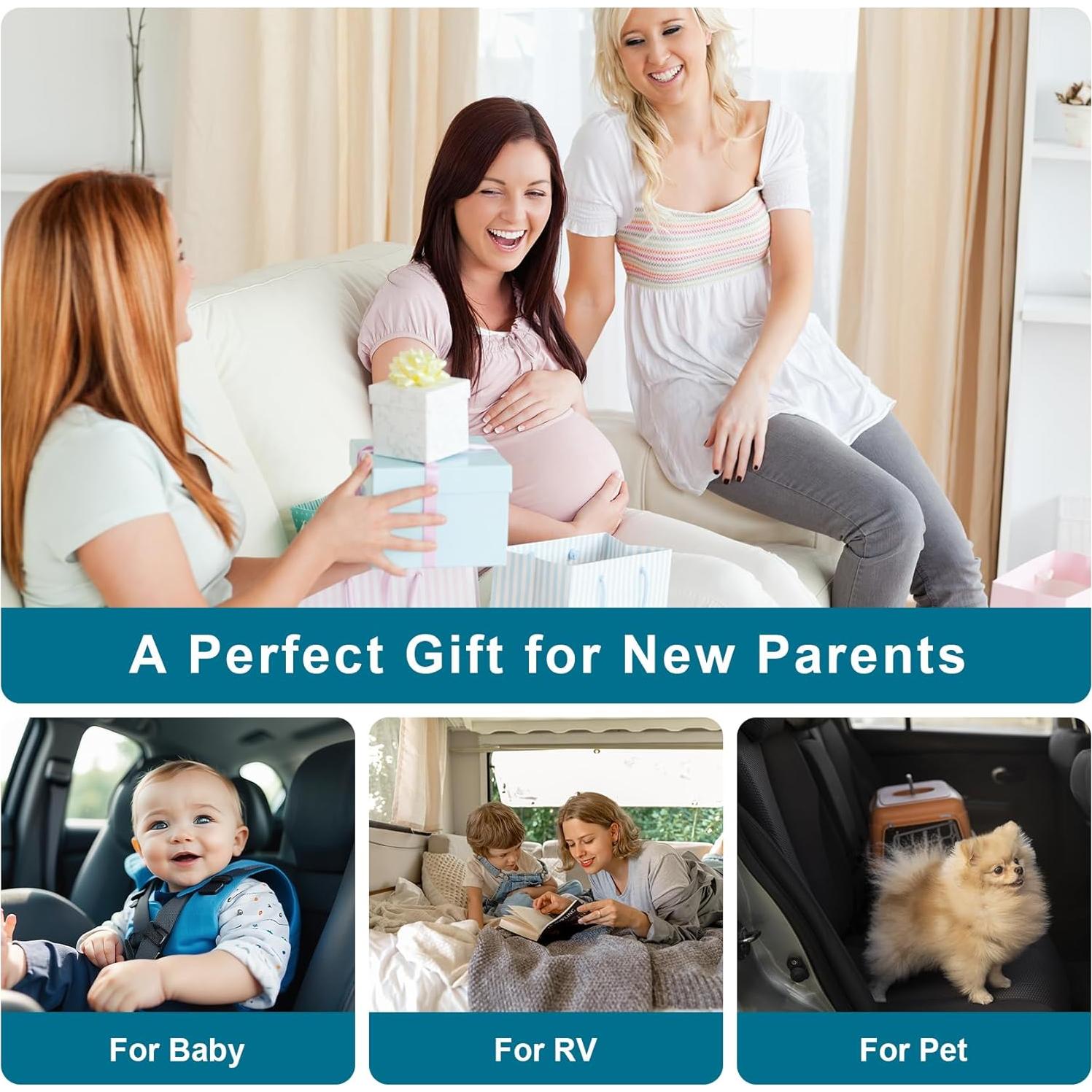 Espejo de Coche para Bebés Shynerk YB-405CA 4.3" HD