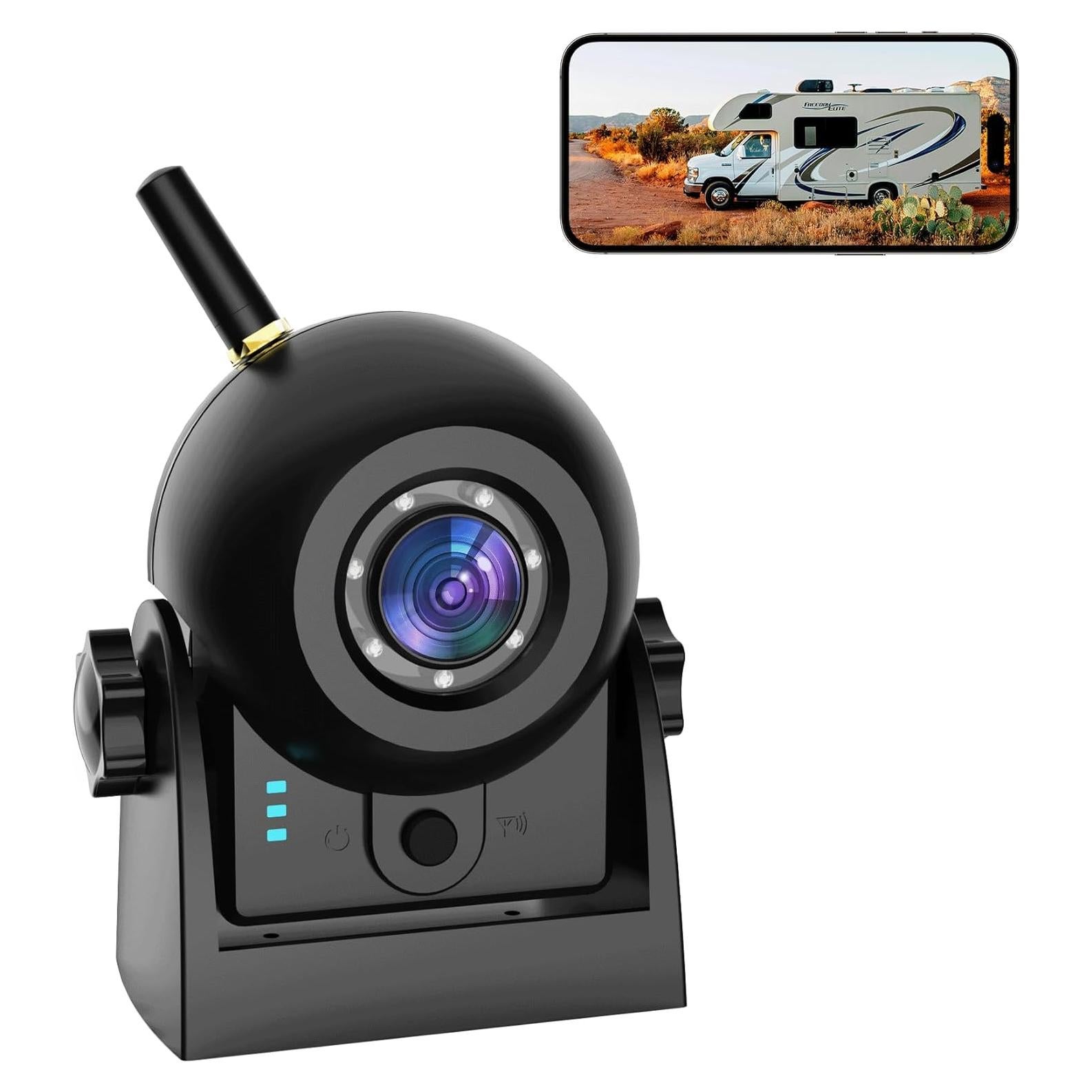 Cámara de Respaldo Inalámbrica MHCABSR con Batería Recargable IP68