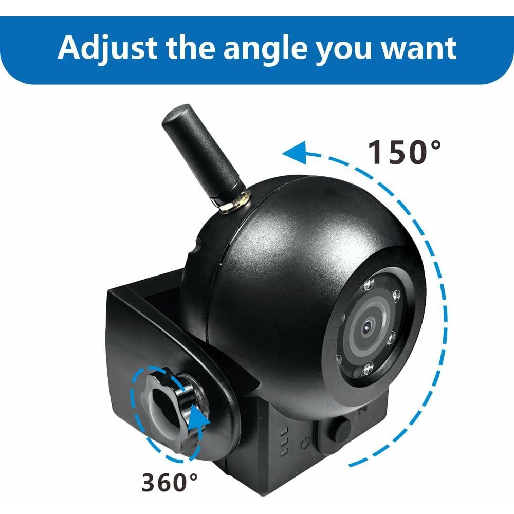 Cámara de Respaldo Inalámbrica MHCABSR con Batería Recargable IP68