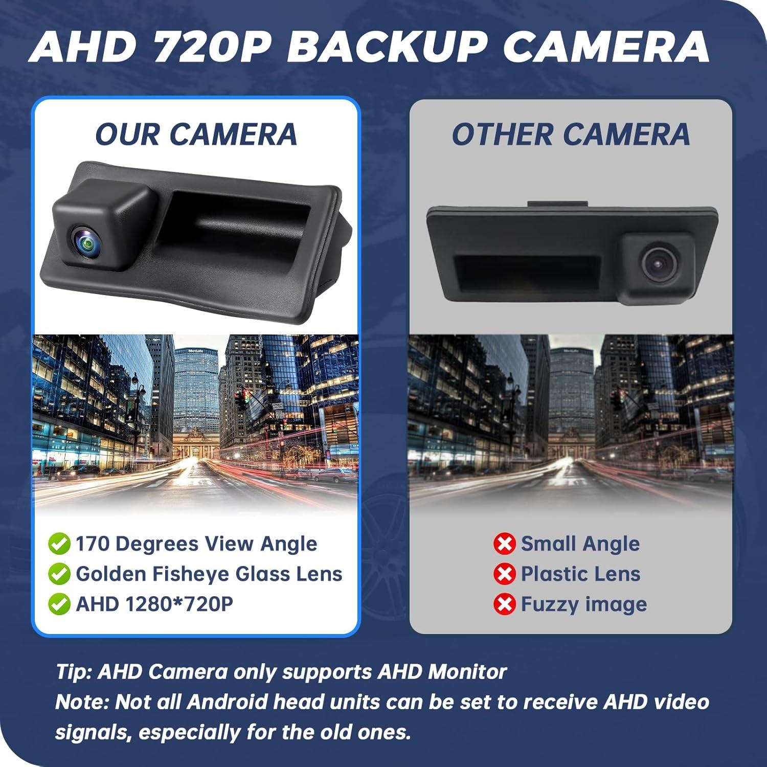 Cámara de Respaldo HD 720P ACAUTO para VW y Audi