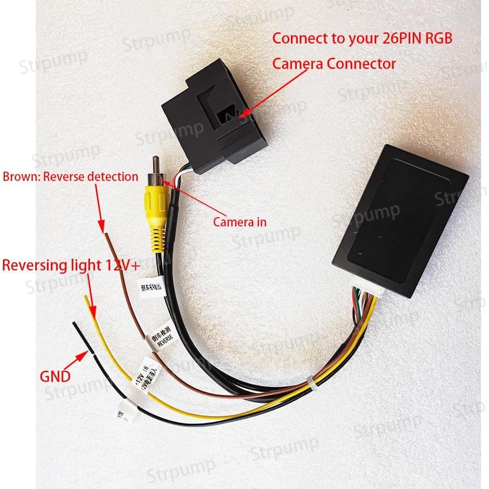 Adaptador Decodificador RGB a CVBS para Cámara de Reversa VW