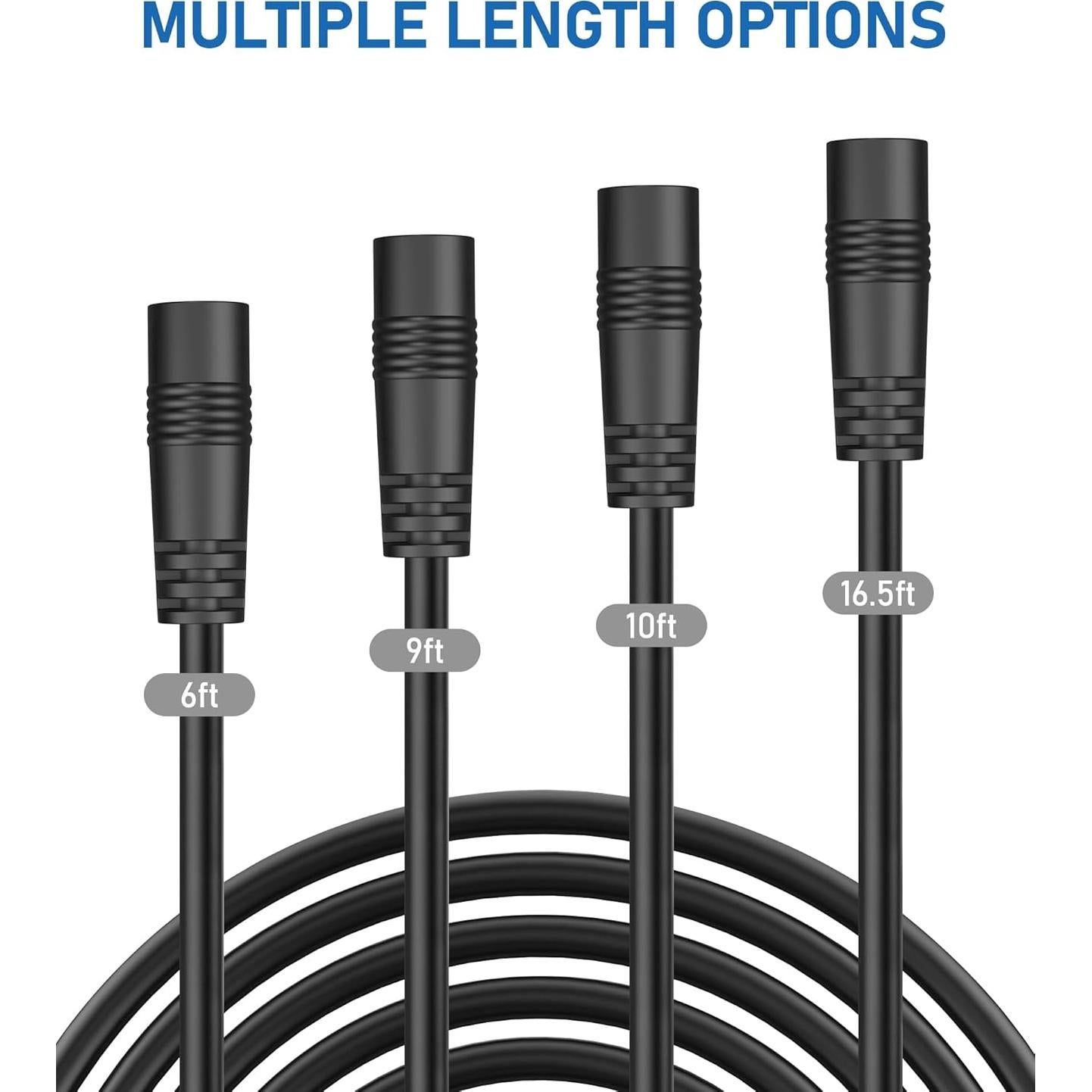 Cable de Extensión para Cámara de Respaldo YQMAJIM 1.83m 2.5mm