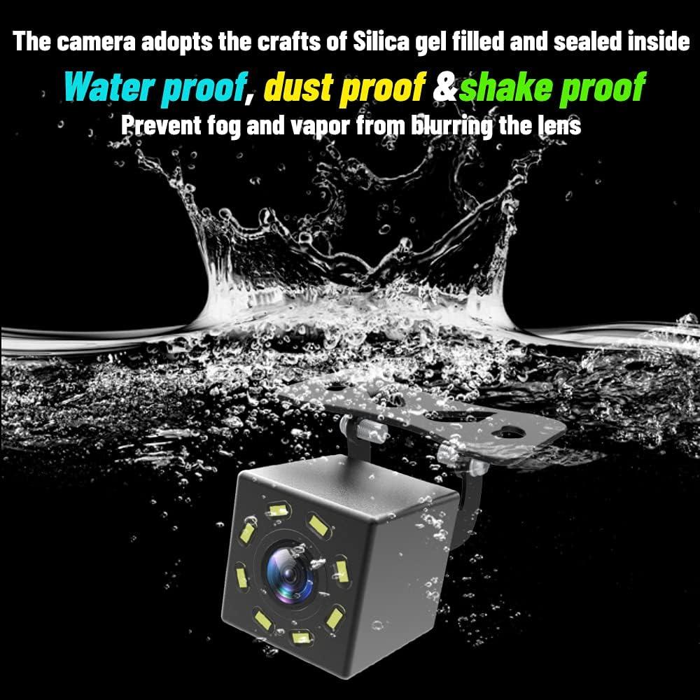 Cámara de Respaldo CUQI con 8 LEDs Visión Nocturna 170°