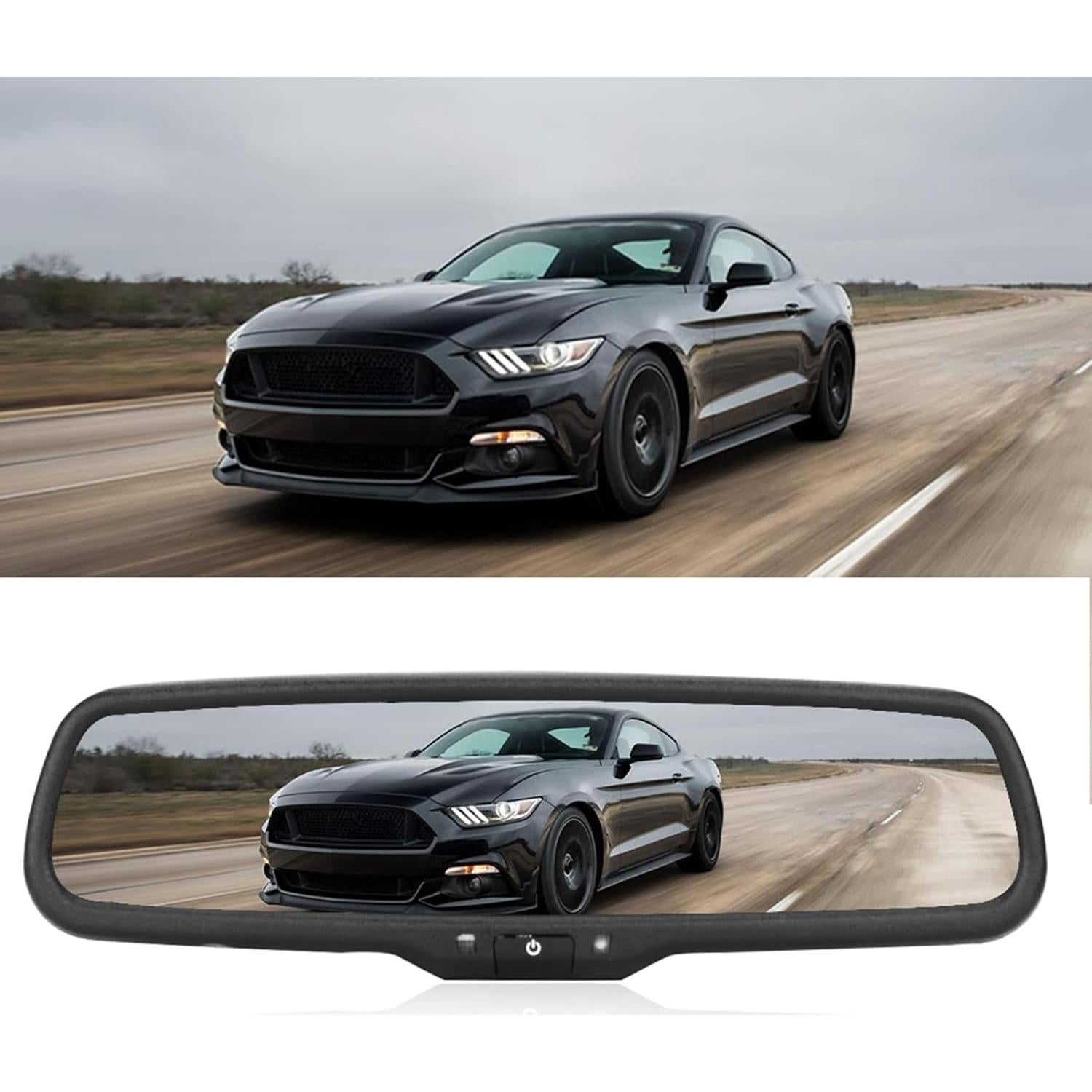 Monitor Espejo Retrovisor 4.3" Genérico con Atenuación Automática